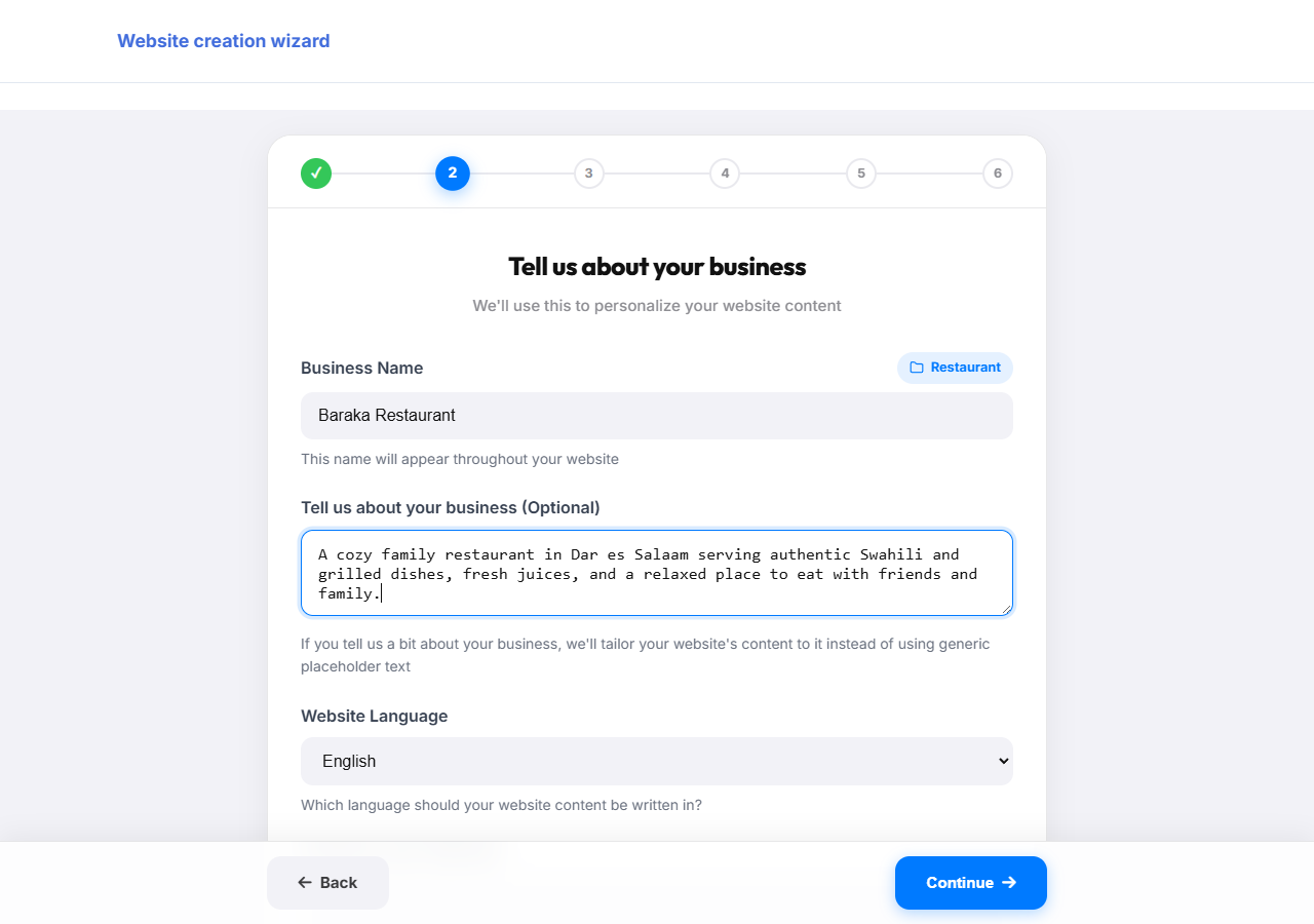 Tell us about your business